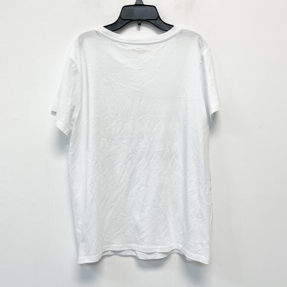 Isabel Maternity "Mom" Graphics White Maternity Novelty T-Shirt Size Large - Picture 3 of 6